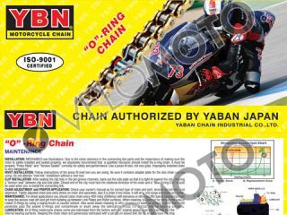 BAJAJ PULSAR 200 RS ZİNCİR YBN O-RING'Lİ 520 108L